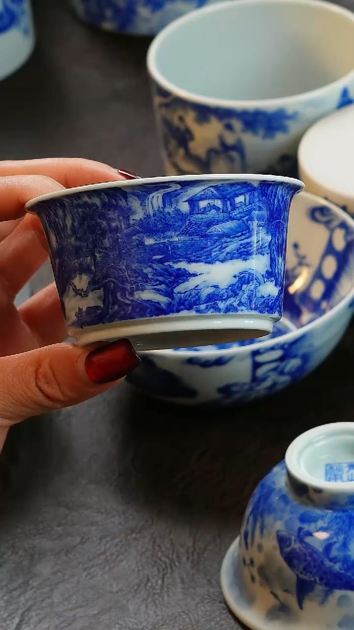 【闪购商品】微瑕青山赋山水主人杯