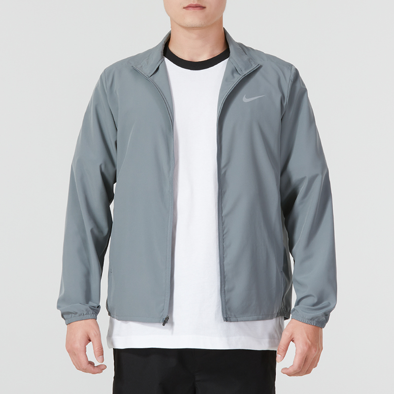 NIKE耐克梭织外套男装冬季新款跑步训练服健身运动休闲夹克FB7500