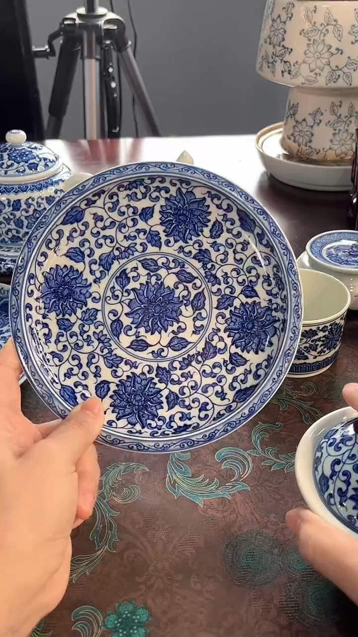 镹曰陶手工手绘柴窑茶具壶承