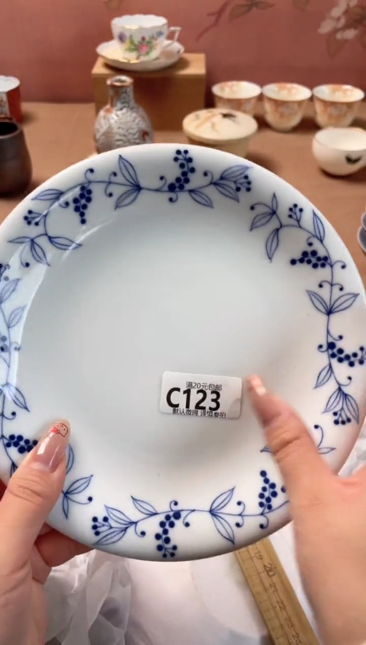 瓷片燕**曾瓷器瓷器C123