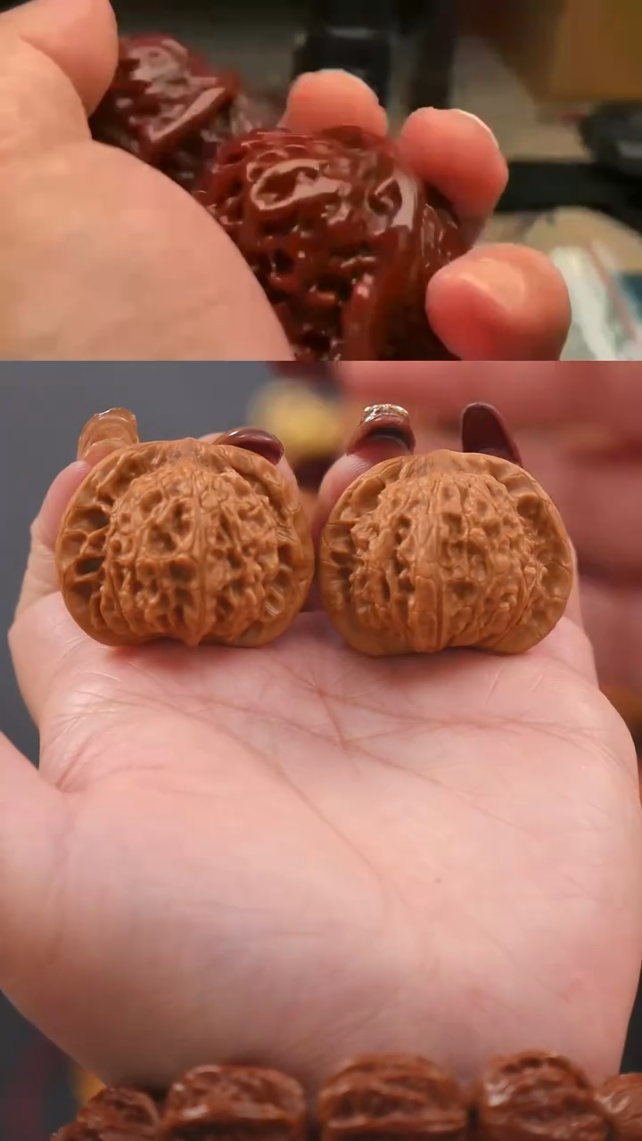 【闪购商品】文玩核桃把件37狻猊狮子头