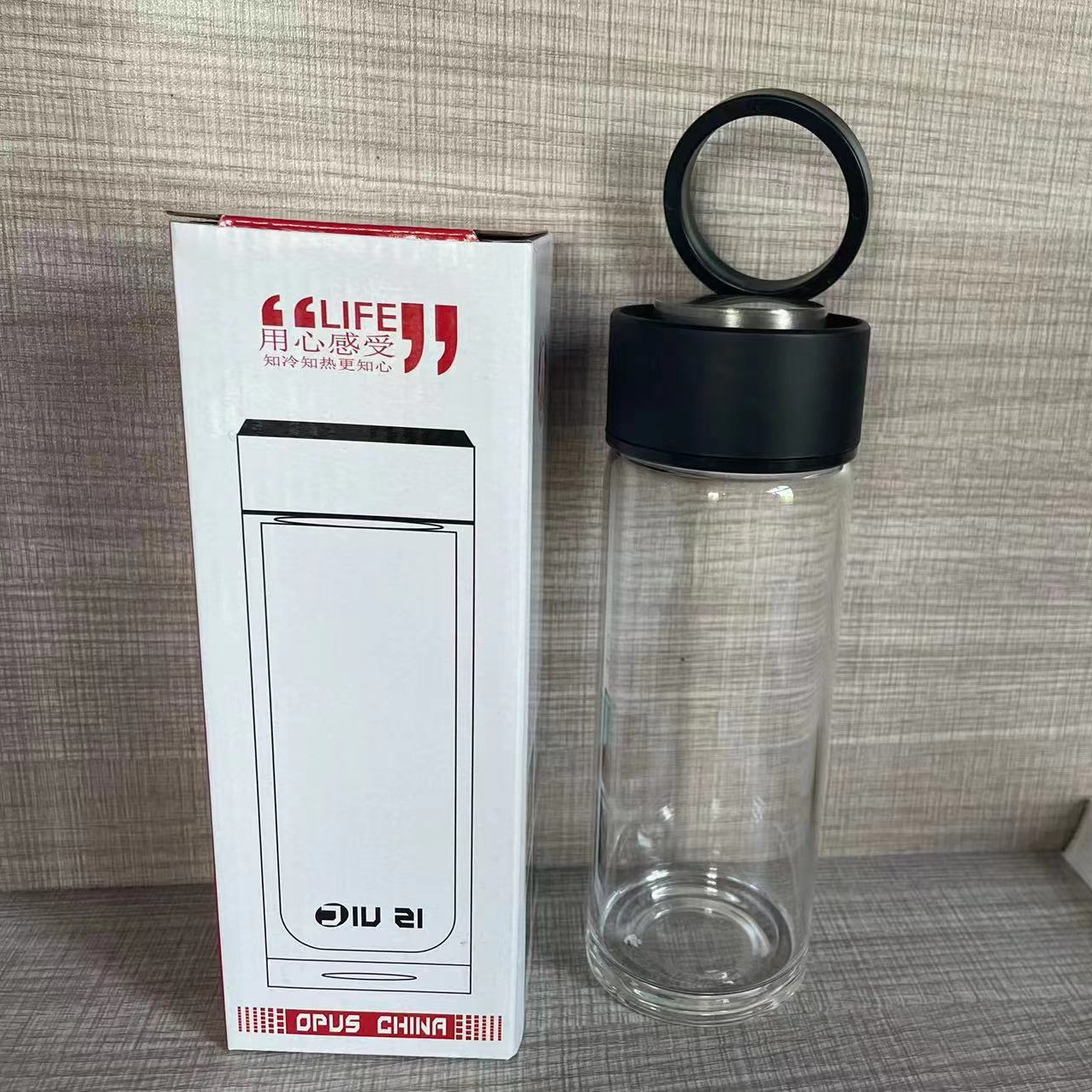 高档手提拉环老板杯