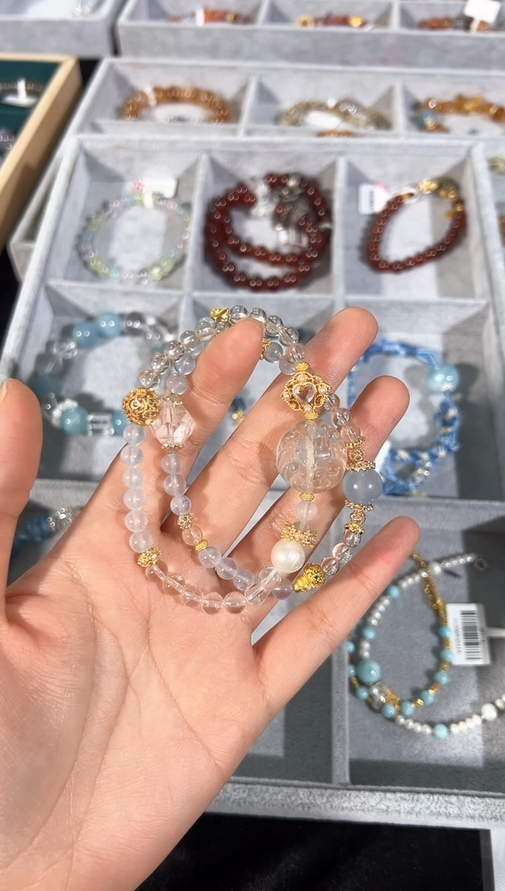 【闪购商品】烟晶手链合金颜色微差多样性发货发其一