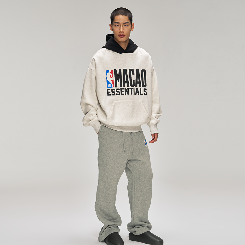ESSENTIALS FEAR OF GOD 2025 Fall NBA MACAO限定运动连帽卫衣