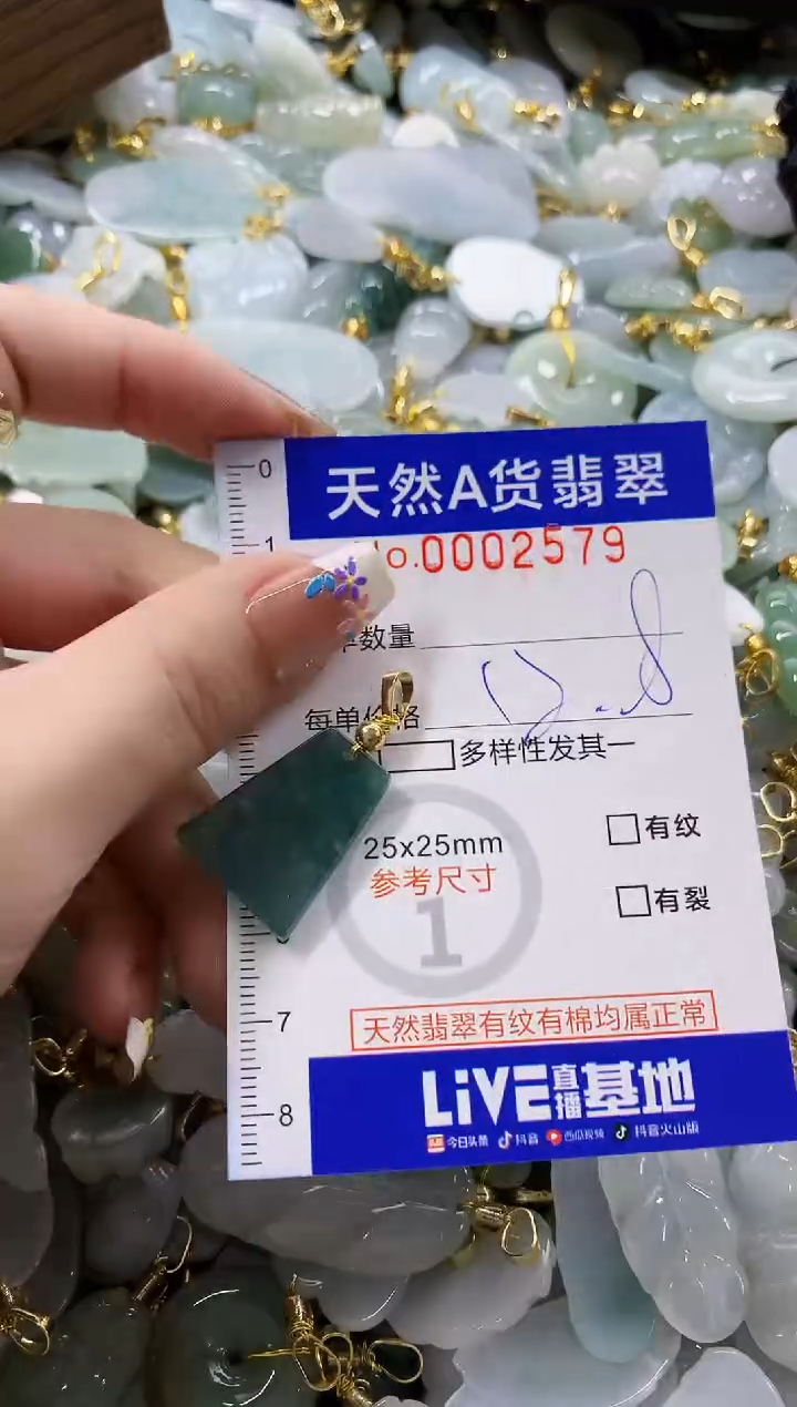 颈饰未镶嵌翡翠天然A货翡翠