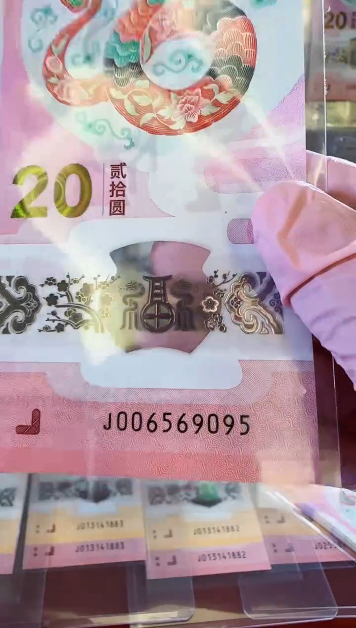 【闪购商品】塑料2025蛇钞006569095单张裸