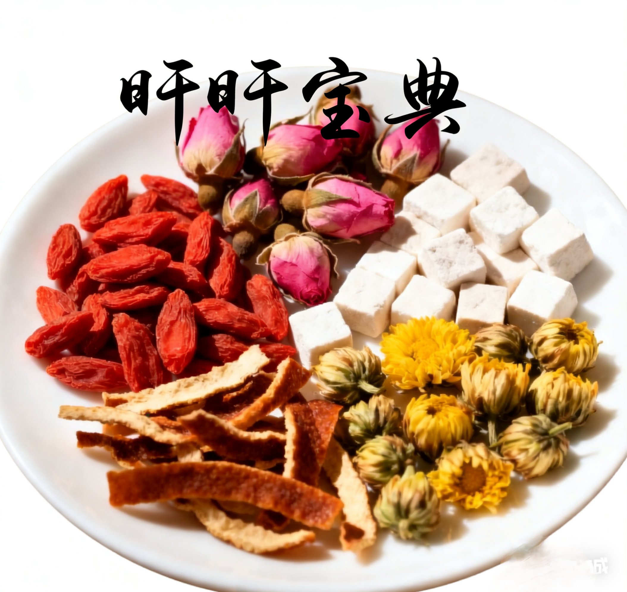 玫瑰菊花枸杞茯苓陈皮养旰必备宝典