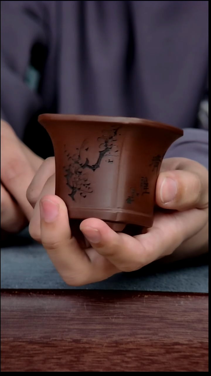 紫砂花盆5*5内径尺寸