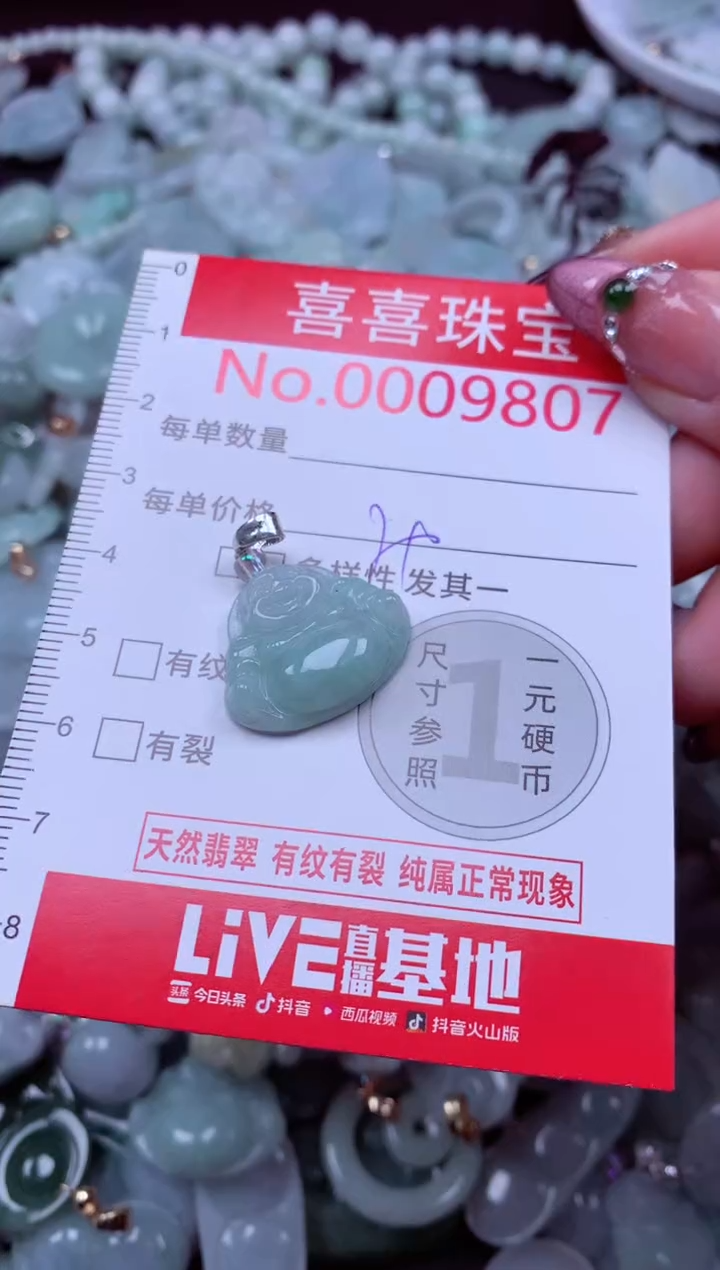 颈饰未镶嵌翡翠9807