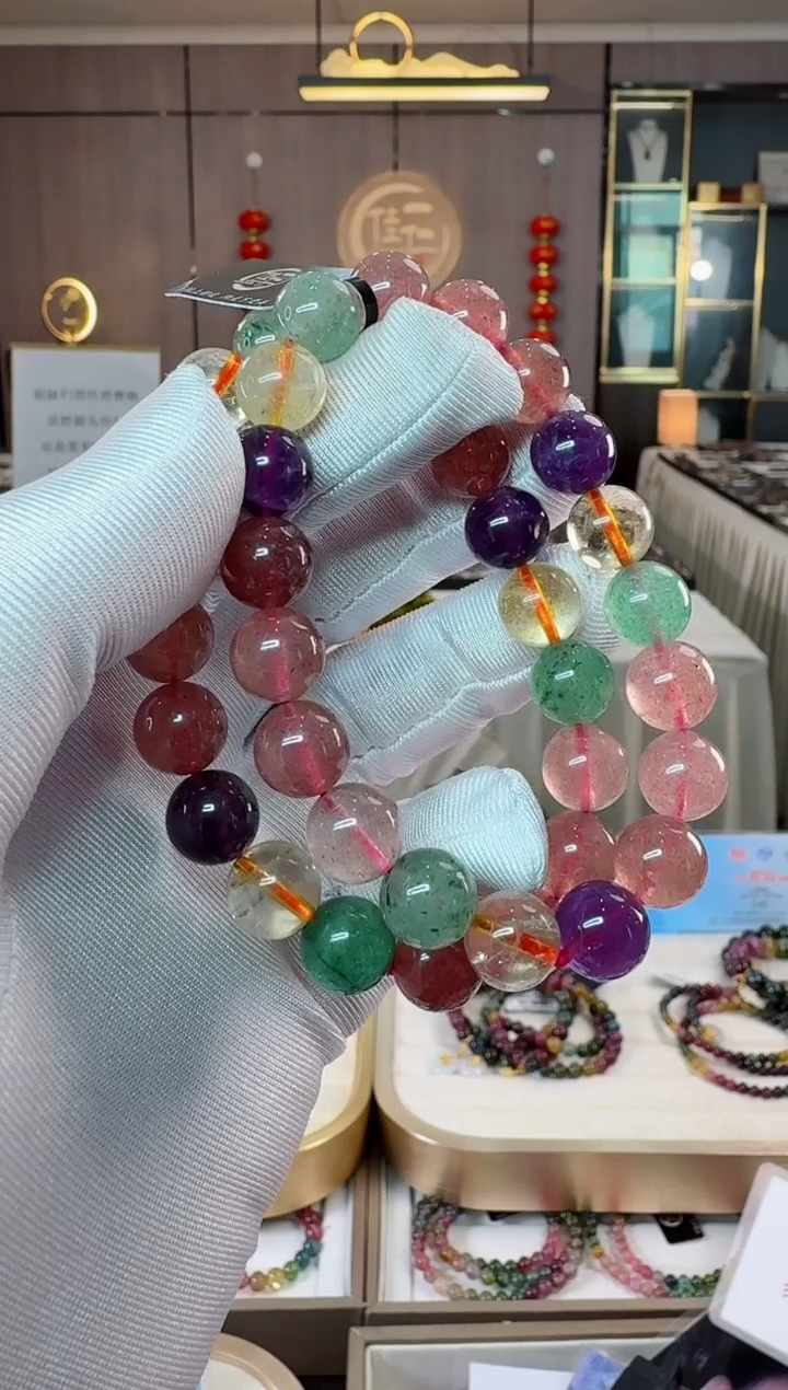 【闪购商品】水晶单圈手串10mm+未镶嵌（多样性发一条）