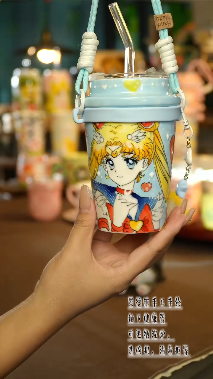 景德镇陶瓷手工手绘&L311