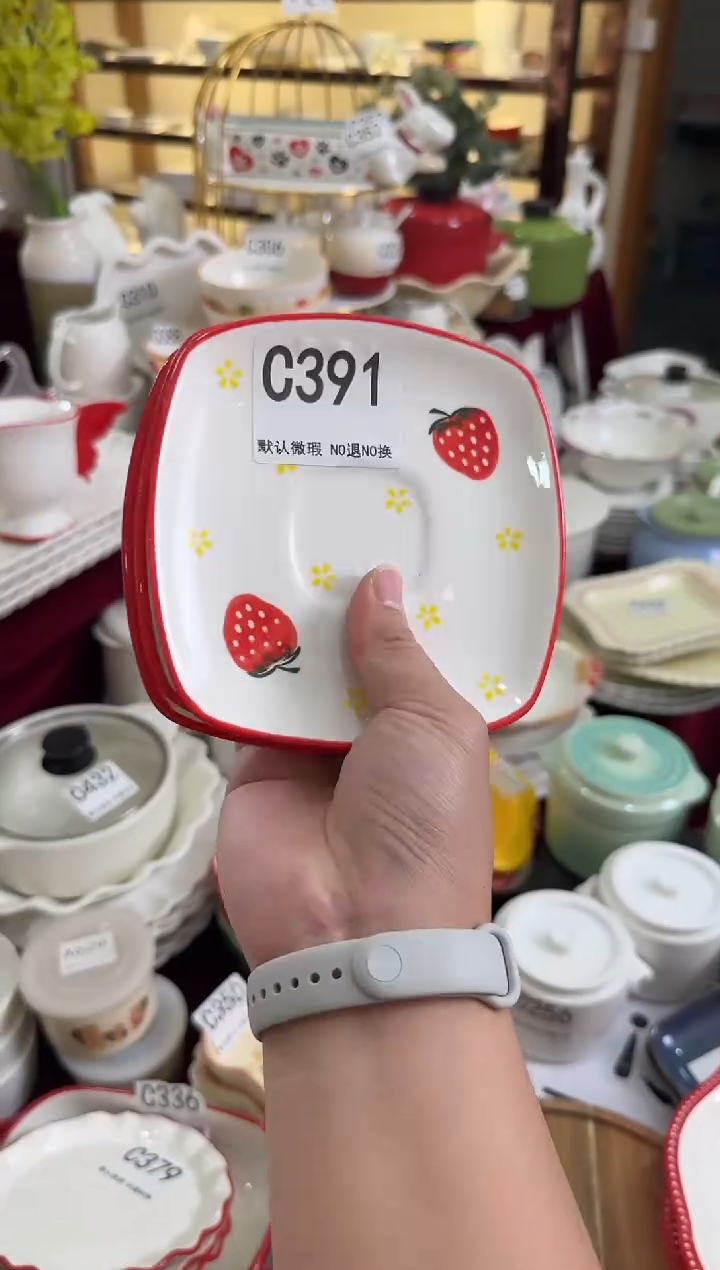 摆件陶C391-3个   仓库微瑕陶瓷清仓福利