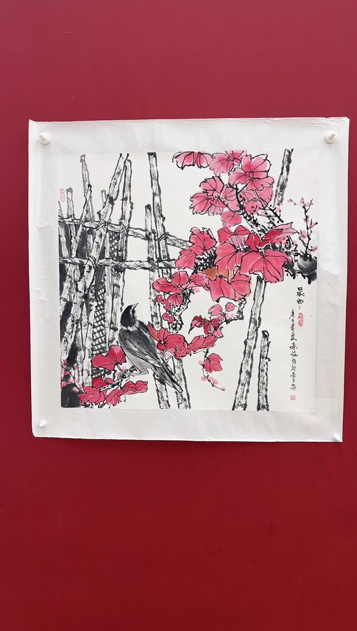 国画翟素梅老师画作