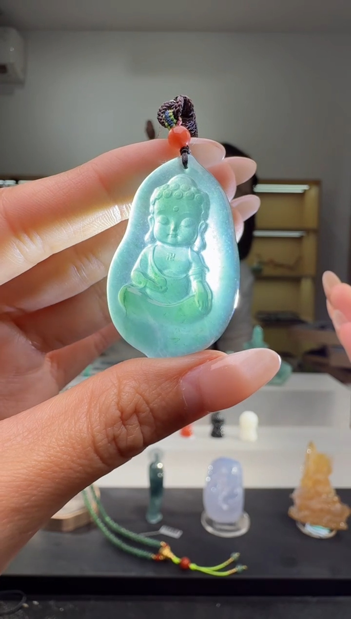 吊坠(不含链)未镶嵌翡翠宝宝佛（多样性发其一）