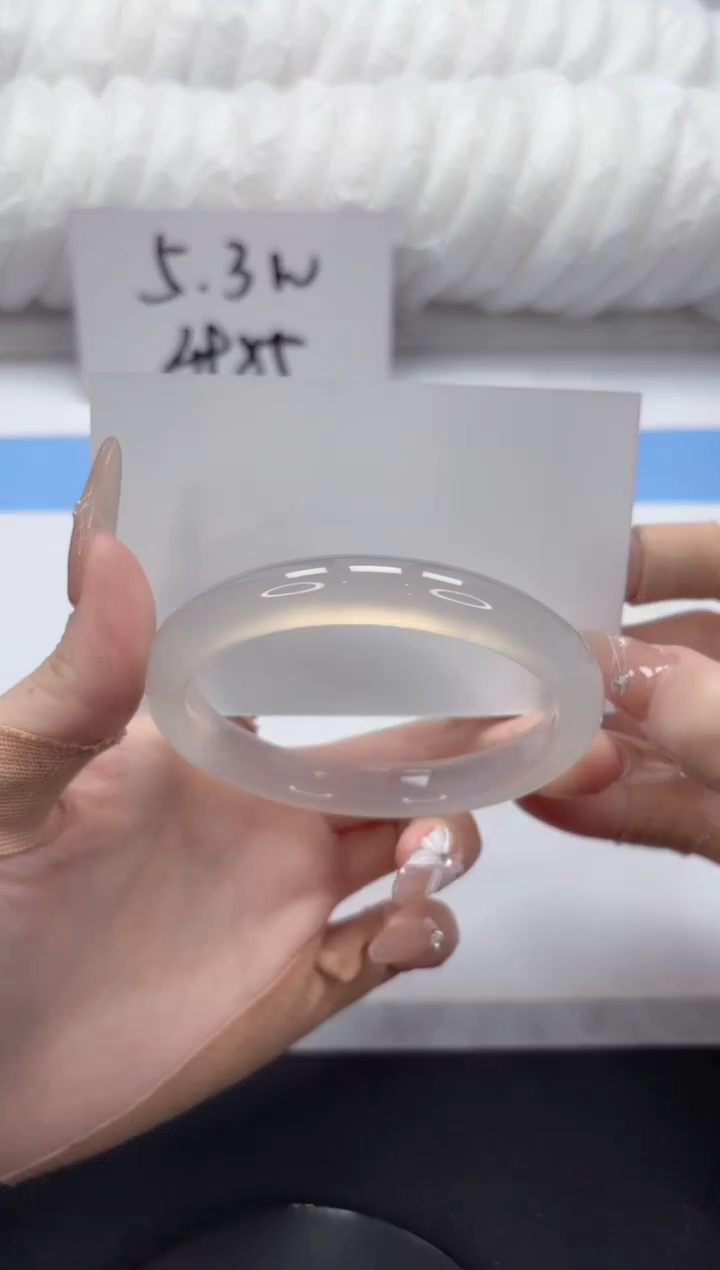 【闪购商品】石英质玉未镶嵌手镯A419-60.6