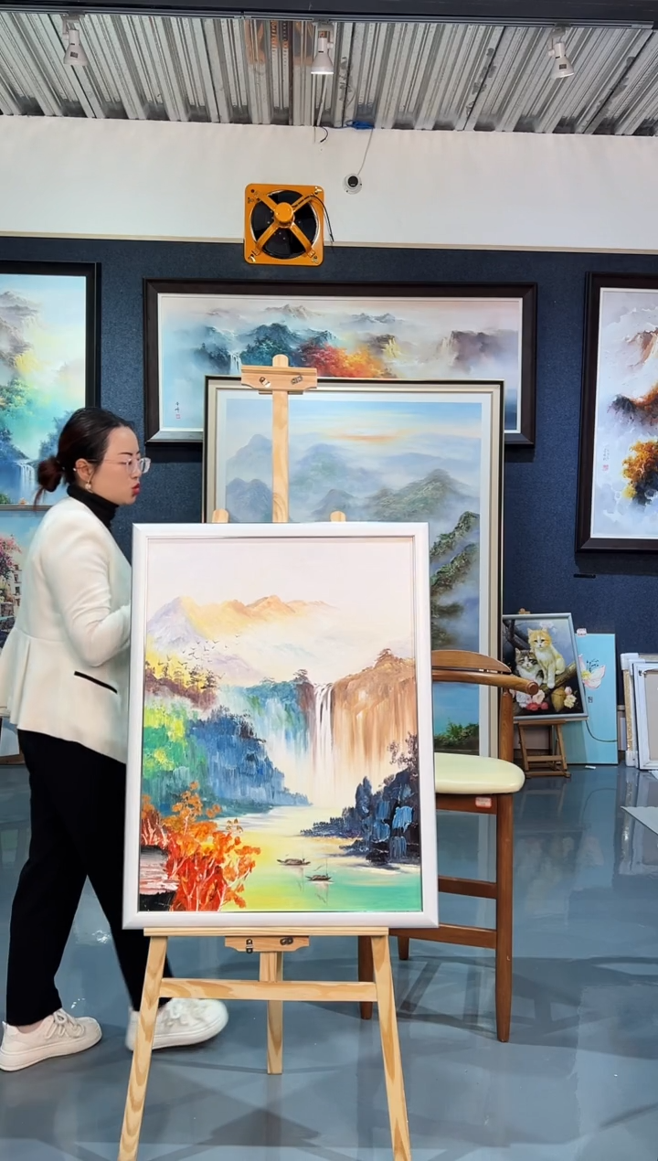 【闪购商品】油画24号 60*80 山水-手绘油画