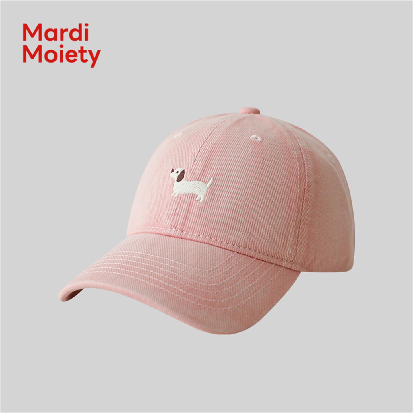 Mardi Moiety官方腊肠狗帽子女2025新款遮阳帽防晒帽鸭舌帽棒球帽