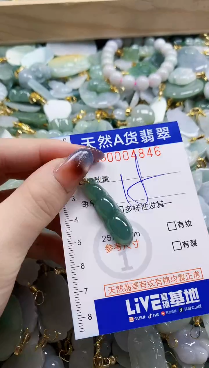 颈饰未镶嵌翡翠天然A货翡翠