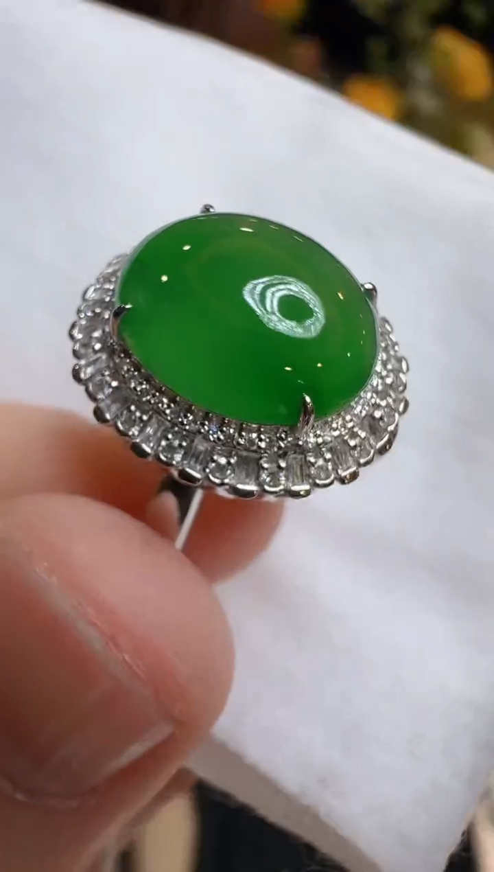 【闪购商品】翡翠戒指18K金镶嵌多样性团购发一件