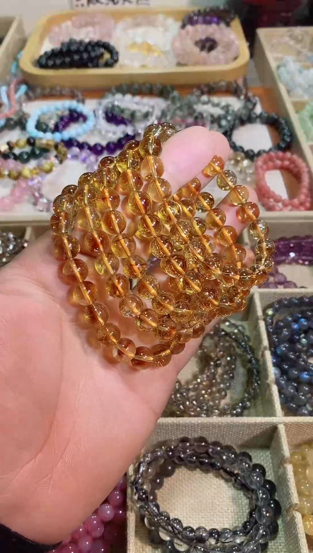 【闪购商品】黄晶手链未镶嵌黄塔晶9M+ (多样性发其一）