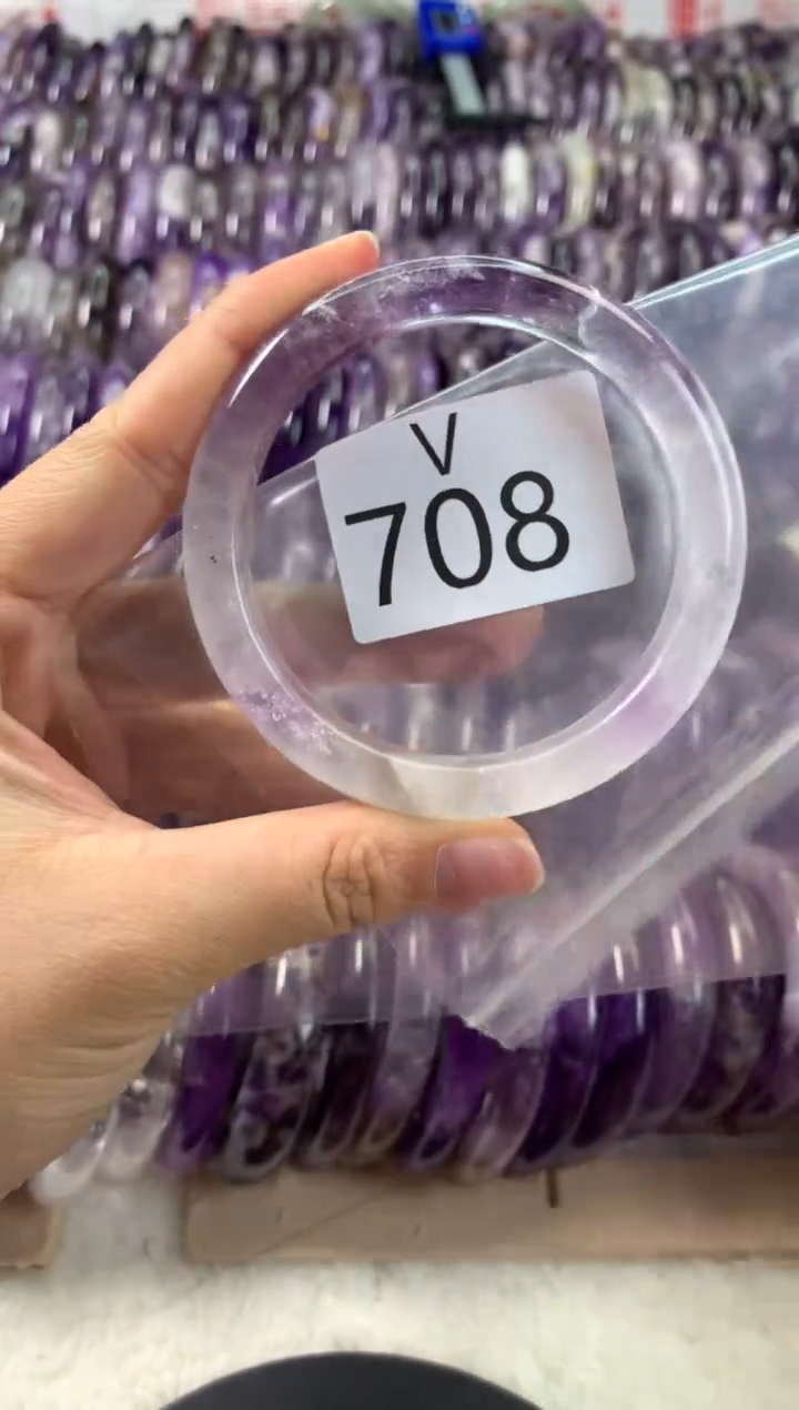 【闪购商品】水晶水晶手镯V未镶嵌308-59