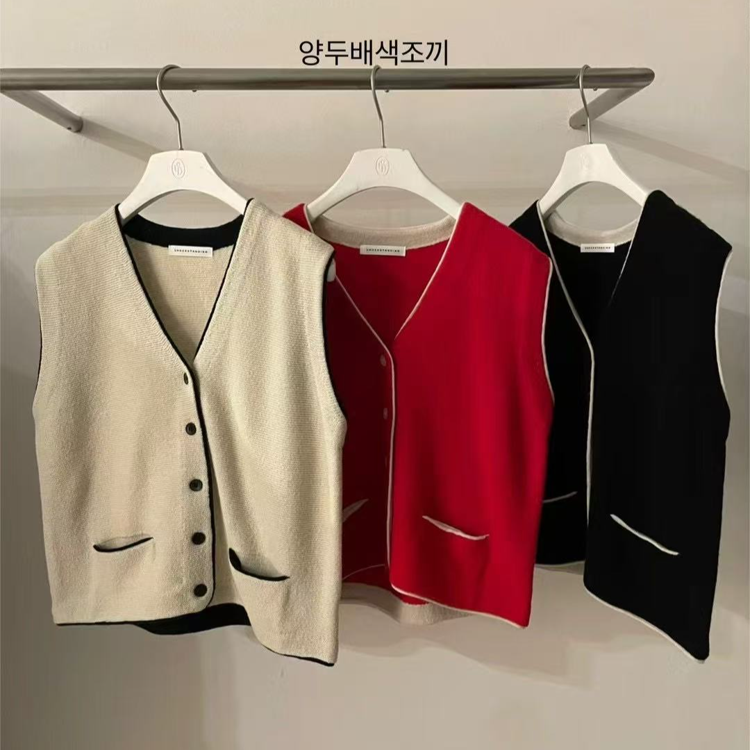 东大门UN无袖针织衫/NO退换