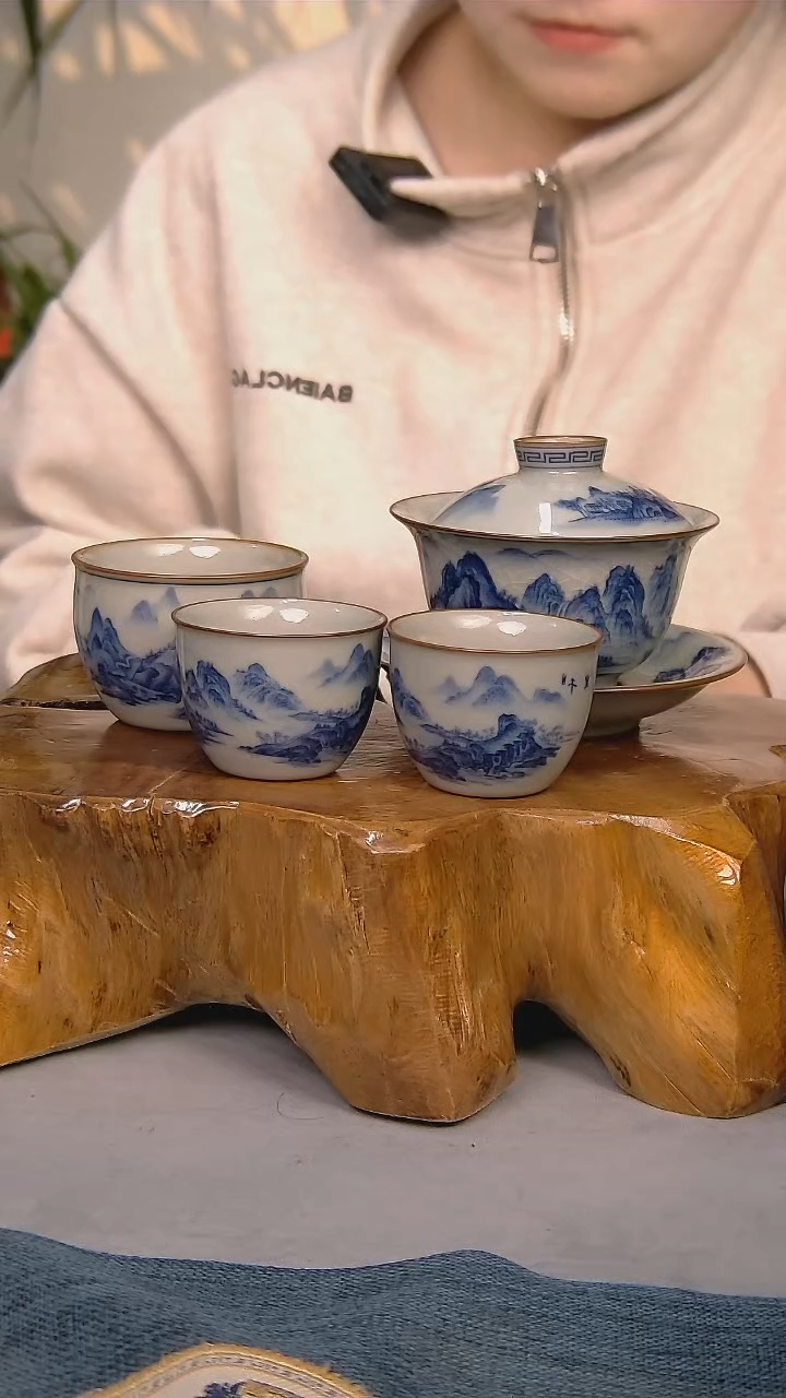 【闪购商品】简装家用款4件套 陶瓷家用茶具系列