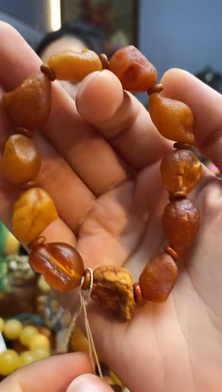 手串琥珀未镶嵌手串