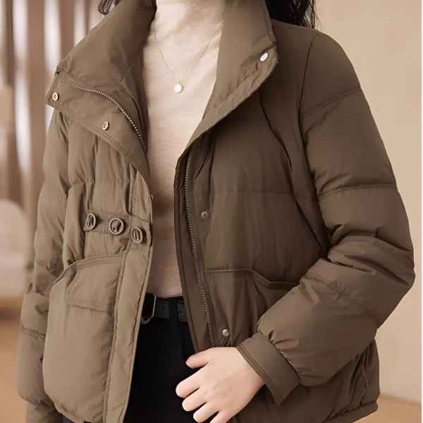 （新中式）国风羽绒服 宠粉王炸短款时尚加厚白鸭绒女装外套T0000-2