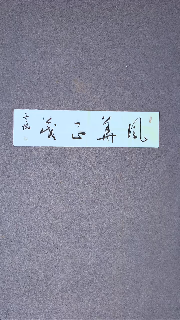 书法谭云协   宁夏 副主69*17尺寸一平尺四字内容一样随机发