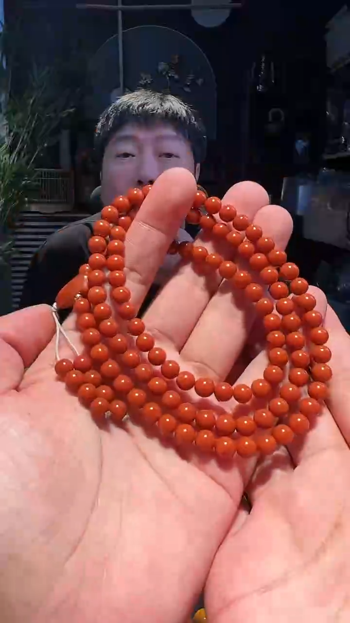 【闪购商品】南红玛瑙手串未镶嵌6大+108朱红