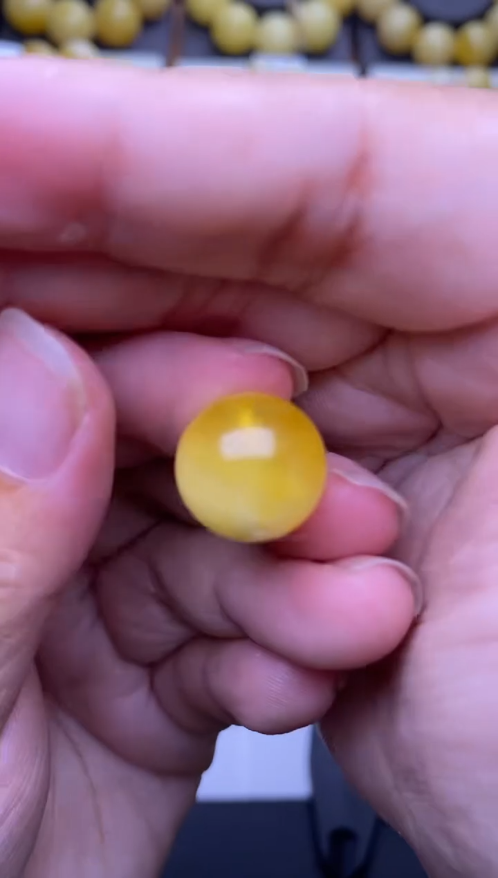 裸石琥珀未镶嵌大小姐珠宝严选98