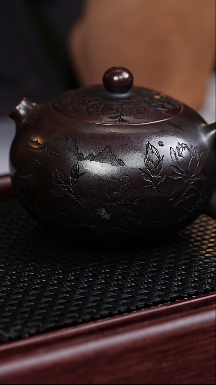 茶壶紫砂宜兴原矿紫砂作品西施