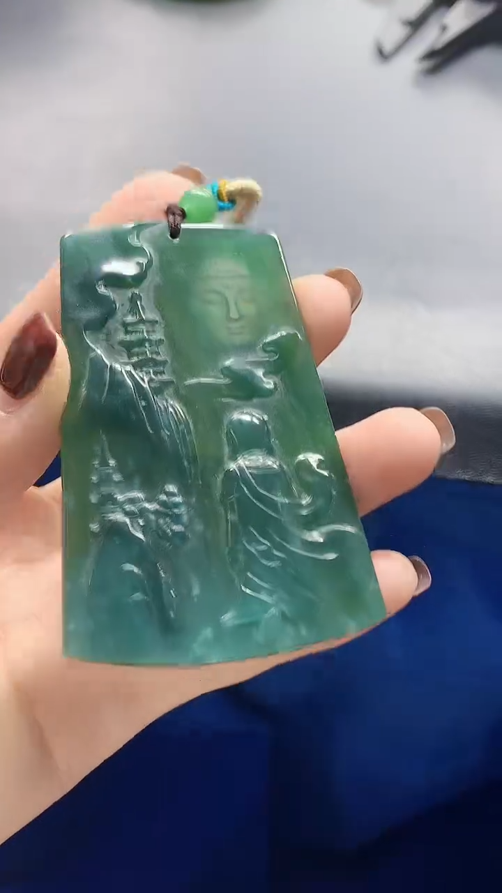 颈饰未镶嵌翡翠天然缅甸a货翡翠