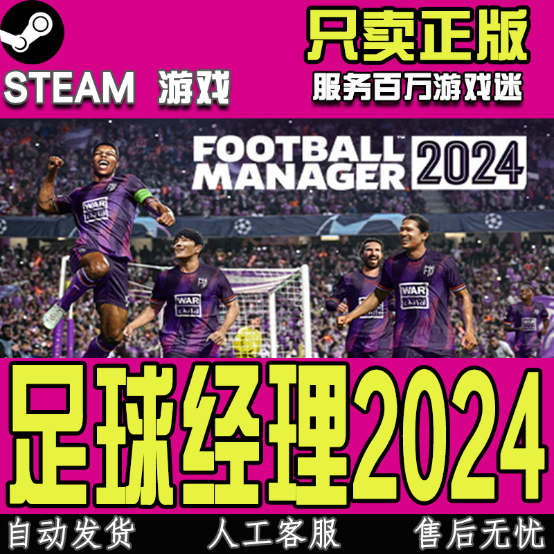 Steam游戏 足球经理2024 Football Manager 2024 正版CDKEY激活码