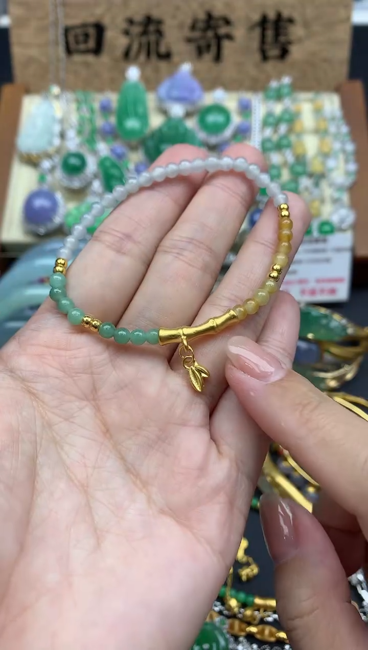 【闪购商品】翡翠手串未镶嵌214-中国好珍宝