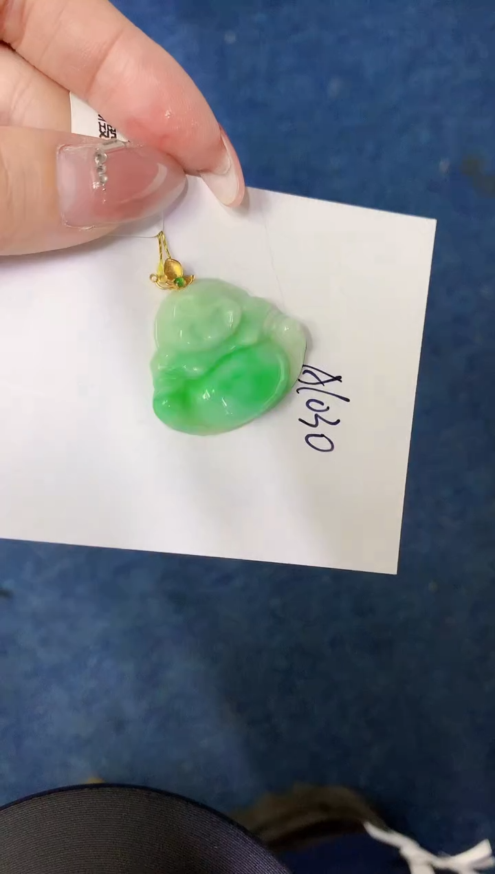 【闪购商品】翡翠颈饰18K金镶嵌0000000000