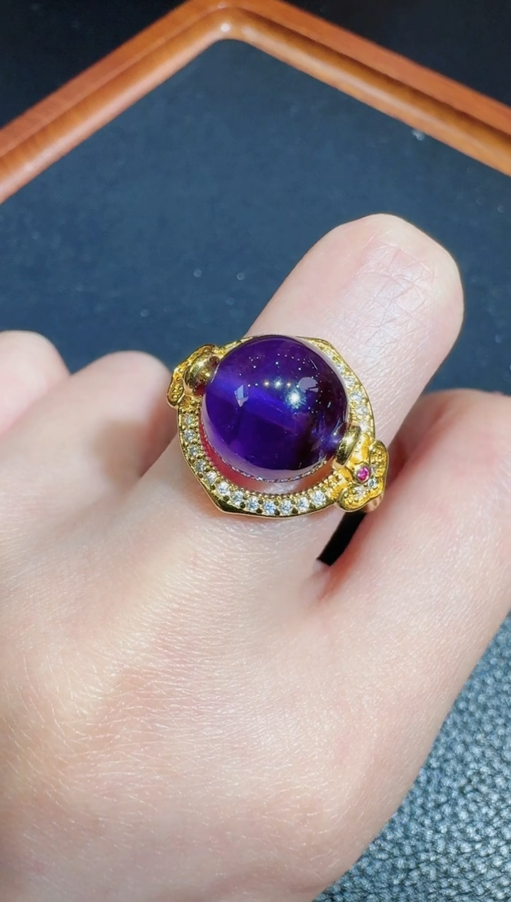 【闪购商品】水晶戒指合金发一件