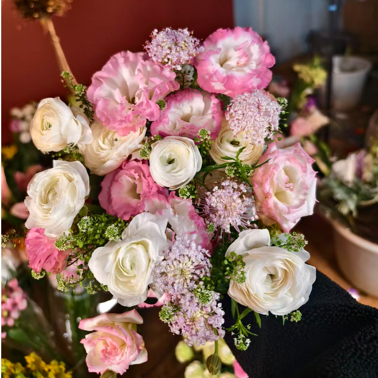 【pp草莓泡泡花束】鲜花鲜切花