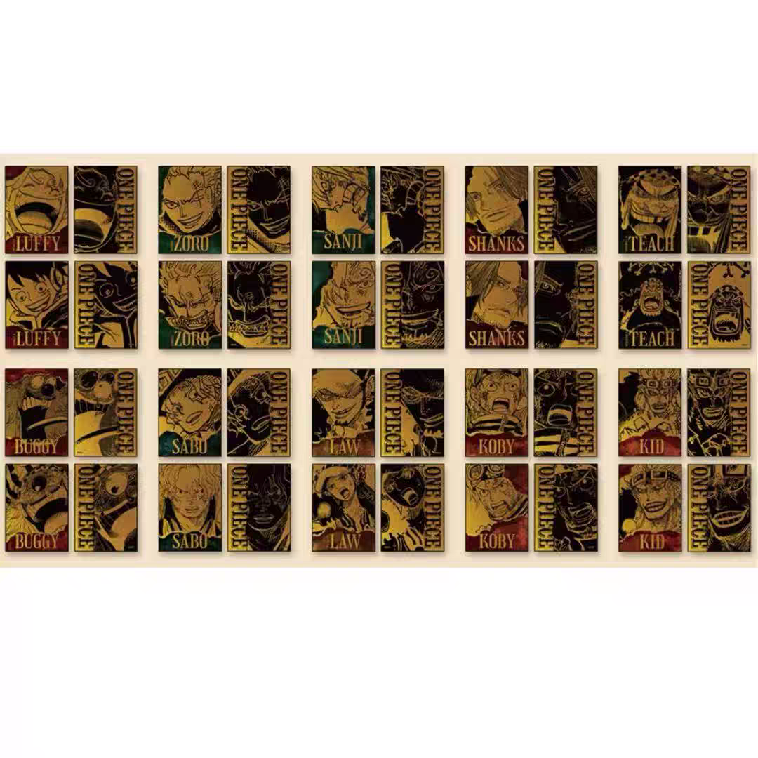 【海贼王】js夏日祭 爱心吧唧 黄金卡 特典 日谷盲抽