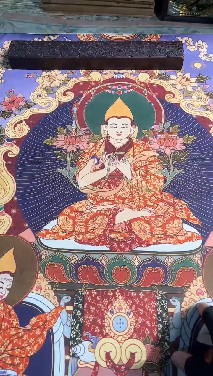 卷轴画曦曦的唐卡tk160