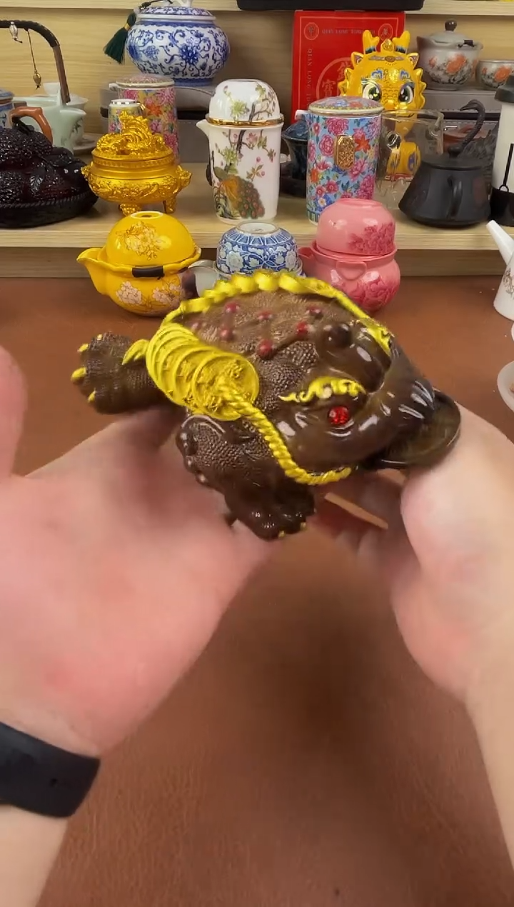 陶瓷茶具摆件旅行套组