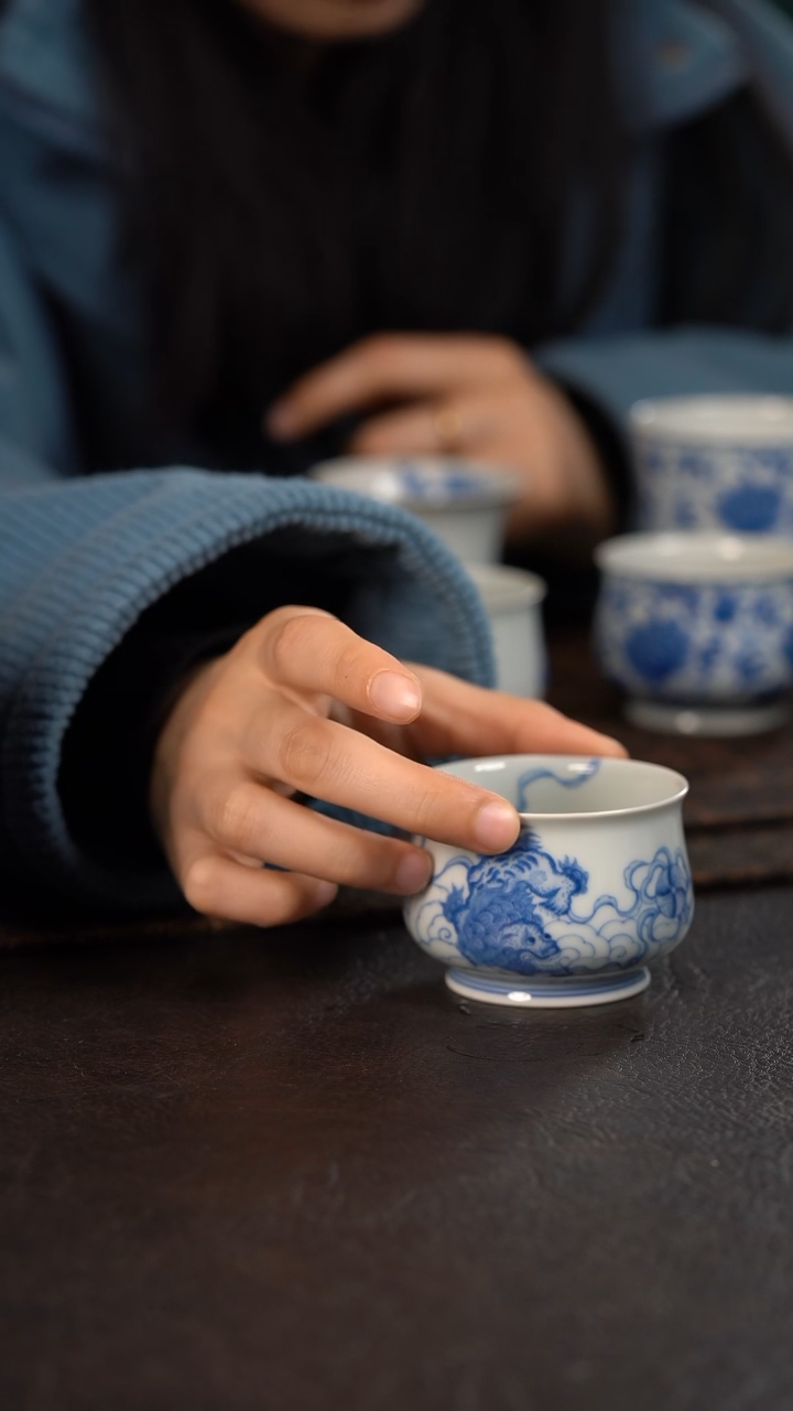 【闪购商品】杯聚澜堂狮子滚绣球憨憨杯