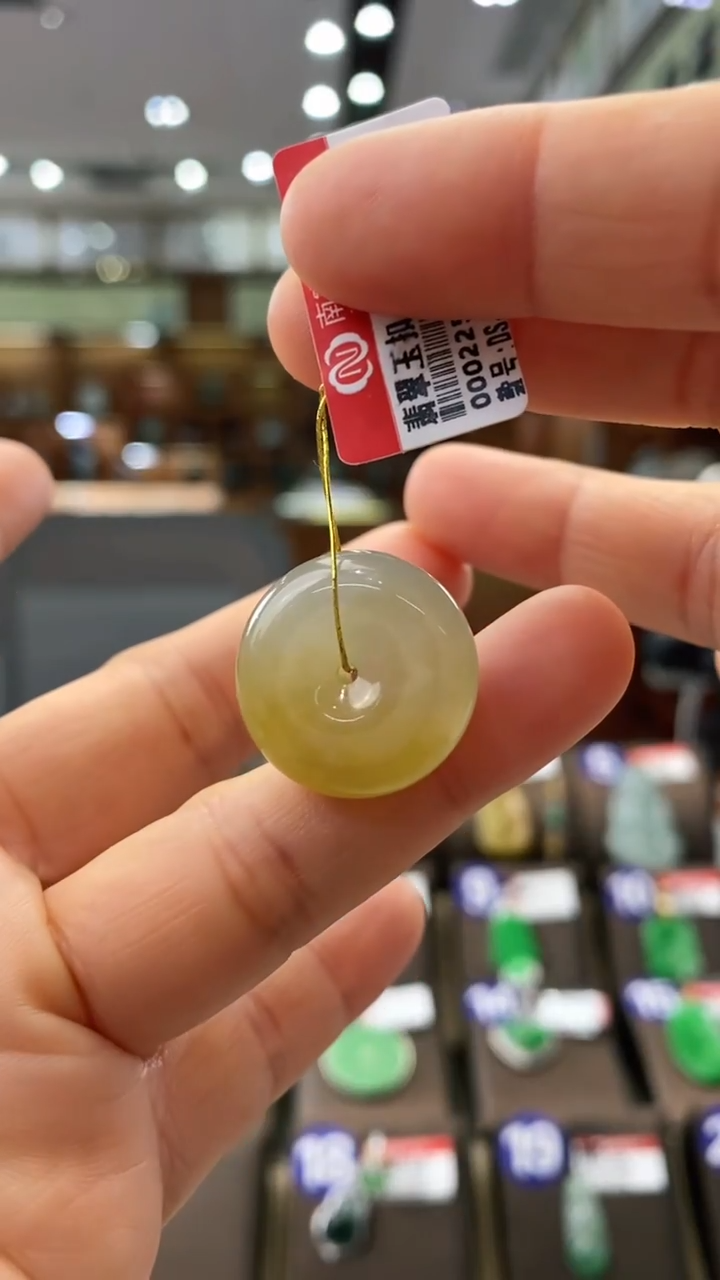 【闪购商品】翡翠颈饰未镶嵌平安扣