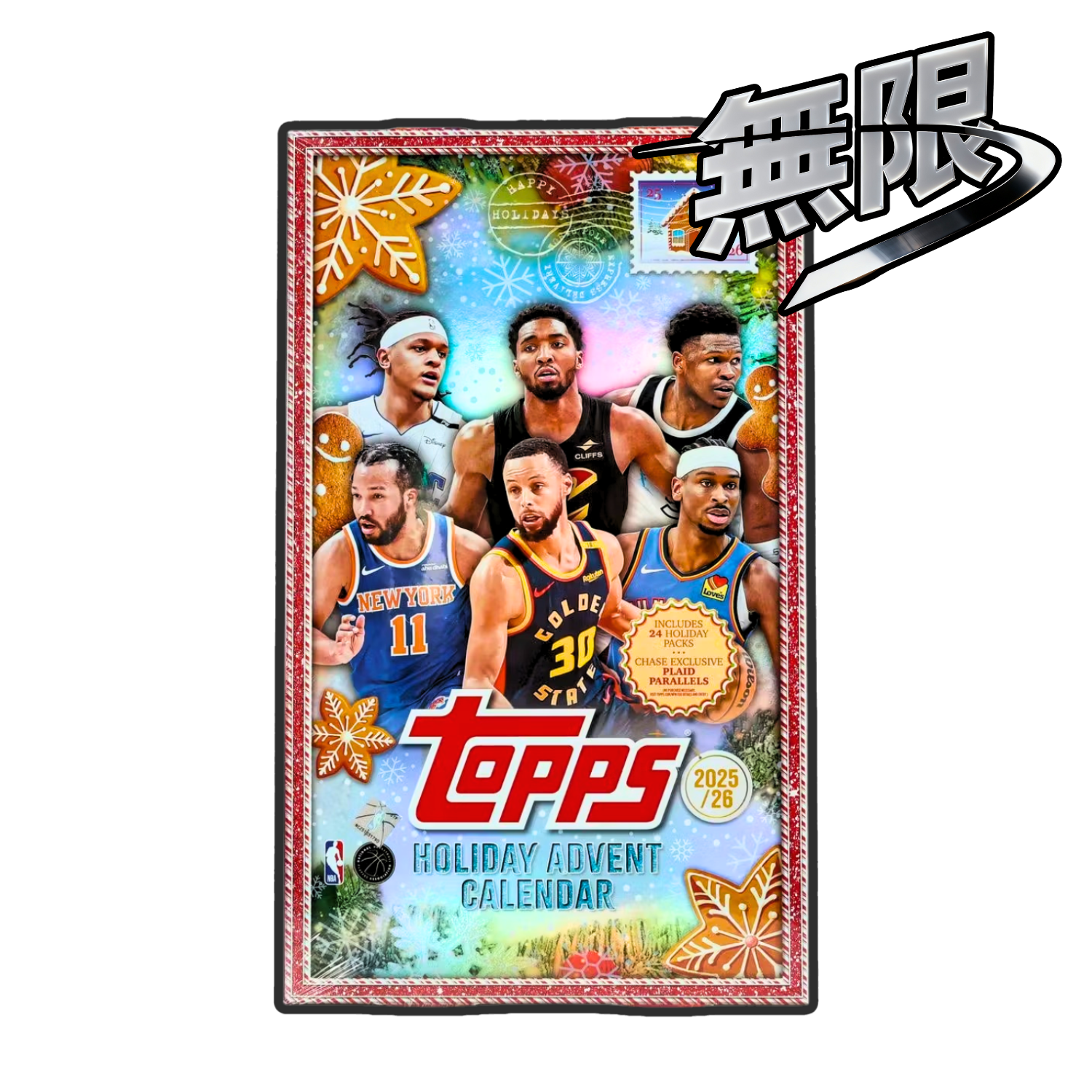 盲盒25-26 Topps Calendar 日历盒 篮球球星卡 未成年禁止下单