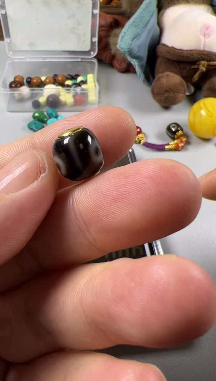 【闪购商品】玛瑙/玉髓珠宝奇石18K金镶嵌0001112589