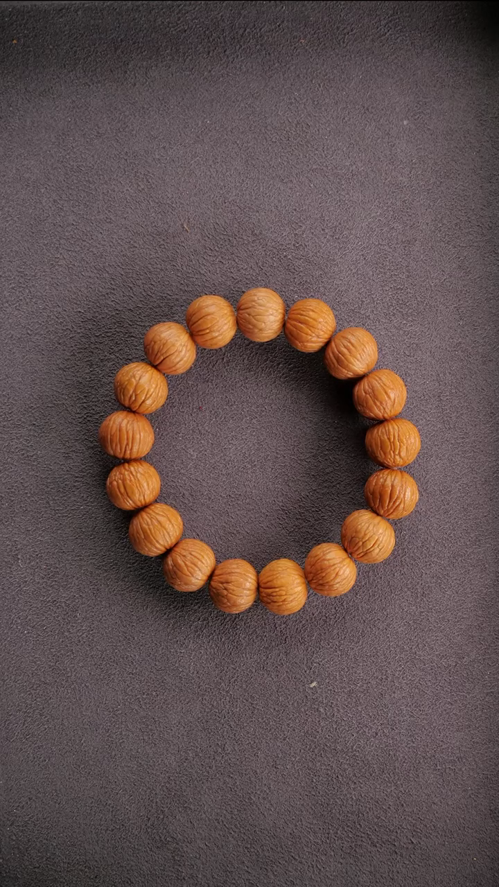 【闪购商品】猴头核桃手串大尺凤羽