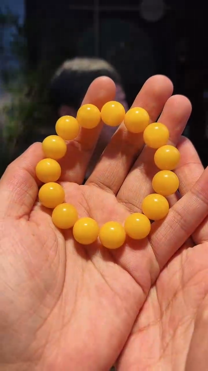 【闪购商品】蜜蜡手串未镶嵌14左右单圈