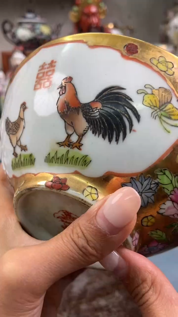 瓷片微瑕慎拍景德镇窑老厂瓷器单件