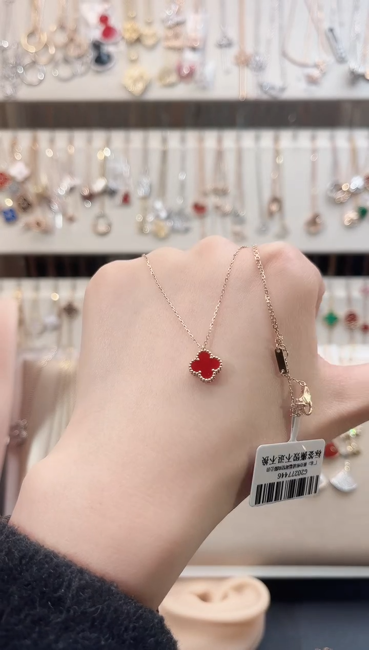 【闪购商品】玛瑙18K金镶嵌套链18K金镶嵌 K玫